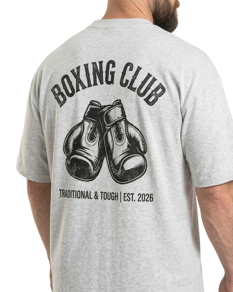 Boxing Club Oversized T-Shirt (mearl grey)