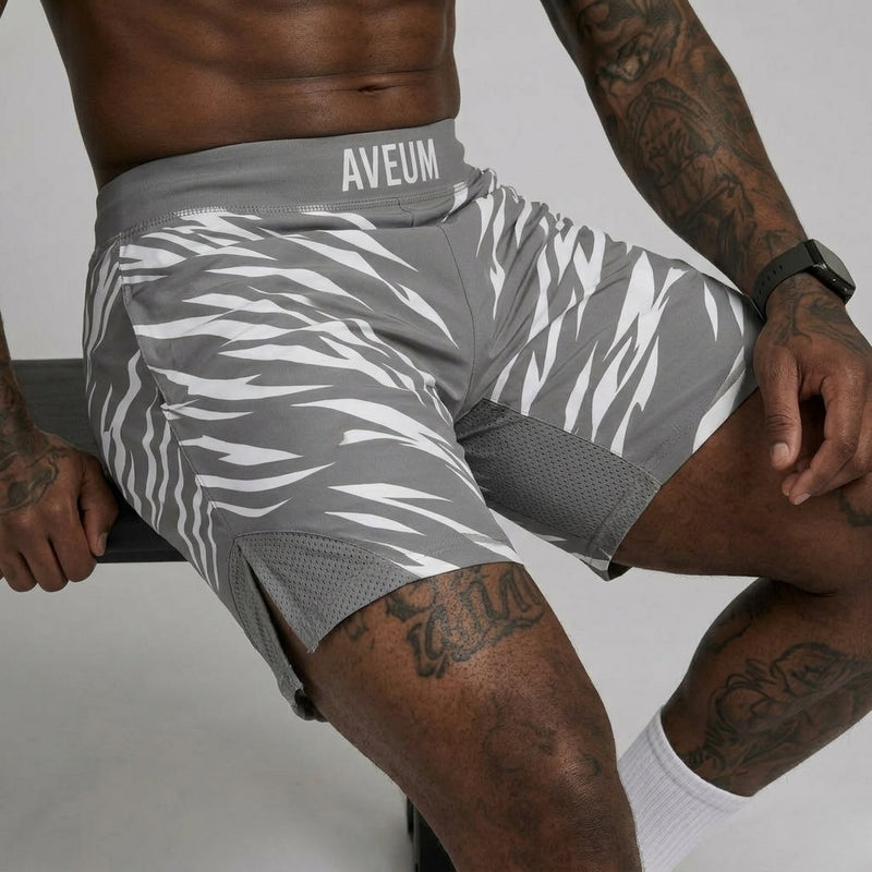 Aveum Apex Crossflow Fight Shorts (Gray)